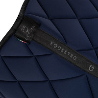 Tapis de dressage en tissu technique avec logo GP Equestro Marine / noir Bleu
