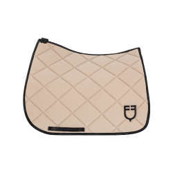 Tapis de dressage en tissu technique avec logo GP Equestro Sable / noir Jaune Tapis de dressage en tissu technique avec logo GP Equestro Sable / noir Jaune