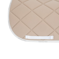 Tapis de dressage en tissu technique avec logo GP Equestro Sable / blanc Beige Tapis de dressage en tissu technique avec logo GP Equestro Sable / blanc Beige