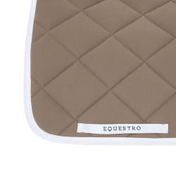 Tapis de dressage en tissu technique avec logo brodé White Line Equestro Walnut Marron
