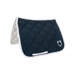 Tapis de dressage en tissu technique avec logo brodé White Line Equestro Marine