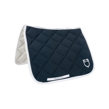 Tapis de dressage en tissu technique avec logo brodé White Line Equestro Tapis de dressage en tissu technique avec logo brodé White Line Equestro