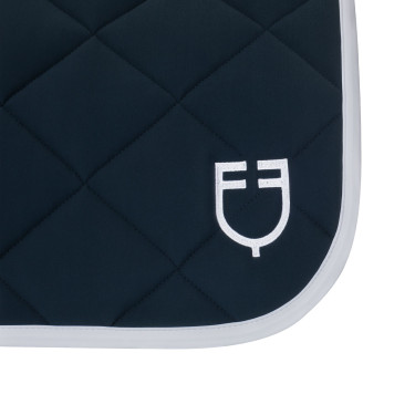 Tapis de dressage en tissu technique avec logo brodé White Line Equestro Tapis de dressage en tissu technique avec logo brodé White Line Equestro