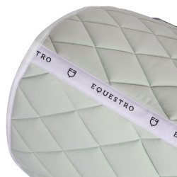 Tapis de dressage en tissu technique avec logo brodé White Line Equestro Vert clair Tapis de dressage en tissu technique avec logo brodé White Line Equestro Vert clair