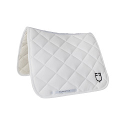 Tapis de dressage en tissu technique avec logo brodé White Line Equestro Blanc
