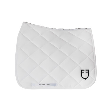 Tapis de dressage en tissu technique avec logo brodé White Line Equestro Tapis de dressage en tissu technique avec logo brodé White Line Equestro