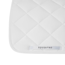 Tapis de dressage en tissu technique avec logo brodé White Line Equestro Blanc