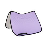 Tapis de dressage en lycra avec grip en gel et dessous en fibre de bambou Acavallo Lilas / noir Violet Tapis de dressage en lycra avec grip en gel et dessous en fibre de bambou Acavallo Lilas / noir Violet
