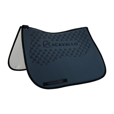 Tapis de dressage en lycra avec grip en gel et dessous en fibre de bambou Acavallo