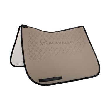 Tapis de dressage en lycra avec grip en gel et dessous en fibre de bambou Acavallo
