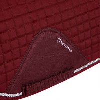 Tapis de dressage en coton modelé Equestro Blanc Tapis de dressage en coton modelé Equestro Blanc