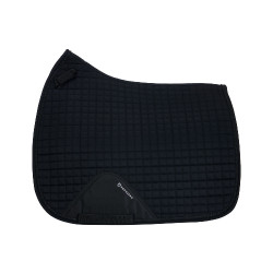 Tapis de dressage en coton modelé Equestro Noir Tapis de dressage en coton modelé Equestro Noir