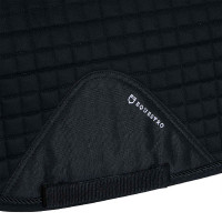 Tapis de dressage en coton modelé Equestro Noir