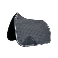 Tapis de dressage en coton modelé Equestro Gris