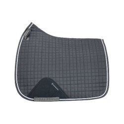 Tapis de dressage en coton modelé Equestro Gris
