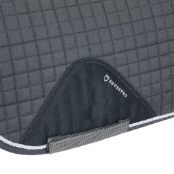 Tapis de dressage en coton modelé Equestro Gris