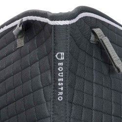 Tapis de dressage en coton modelé Equestro Gris