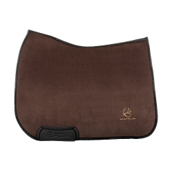 Tapis de dressage carré Louvre Acavallo Marron