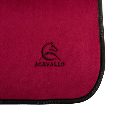 Tapis de dressage carré Louvre Acavallo Vin Rouge