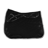 Tapis de dressage carré en mousse à mémoire de forme avec grip en gel et espaceur 3D Acavallo Blanc Tapis de dressage carré en mousse à mémoire de forme avec grip en gel et espaceur 3D Acavallo Blanc