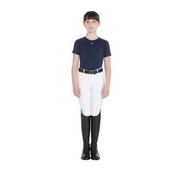 T-shirt d'entraînement technique enfant Equestro Marine Bleu marine T-shirt d'entraînement technique enfant Equestro Marine Bleu marine