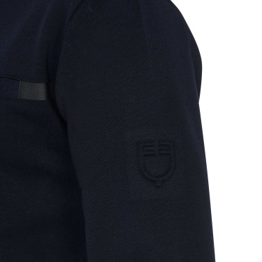 Sweat en interlock homme avec col rond Equestro Sweat en interlock homme avec col rond Equestro