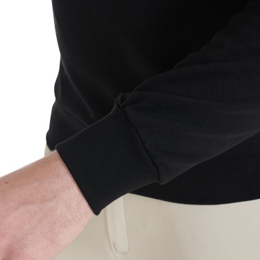 Sweat en coton homme avec logo sur la poitrine Equestro Sweat en coton homme avec logo sur la poitrine Equestro