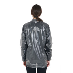 Surveste unisex coupe-vent et déperlante Equestro Noir Surveste unisex coupe-vent et déperlante Equestro Noir