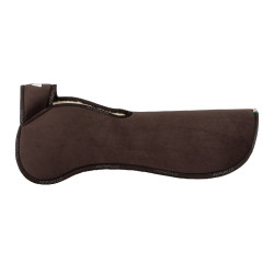 Amortisseur suede full mouton Acavallo Marron / naturel