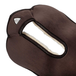 Amortisseur suede full mouton Acavallo Marron / naturel