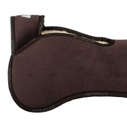 Amortisseur suede full mouton Acavallo Marron / naturel