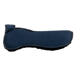 Amortisseur suede full mouton Acavallo Bleu / noir