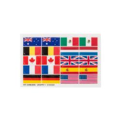Set d'autocollants pour étriers Opera Acavallo Drapeau 1 Motifs Set d'autocollants pour étriers Opera Acavallo Drapeau 1 Motifs