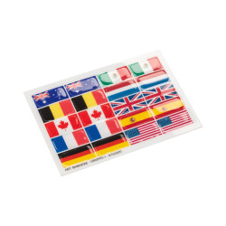 Set d'autocollants pour étriers Opera Acavallo Drapeau 1 Motifs Set d'autocollants pour étriers Opera Acavallo Drapeau 1 Motifs