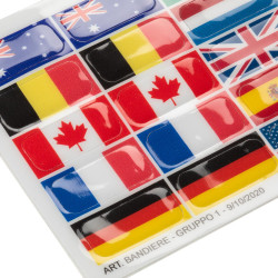 Set d'autocollants pour étriers Opera Acavallo Drapeau 1 Motifs Set d'autocollants pour étriers Opera Acavallo Drapeau 1 Motifs
