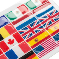 Set d'autocollants pour étriers Opera Acavallo Drapeau 1 Motifs Set d'autocollants pour étriers Opera Acavallo Drapeau 1 Motifs