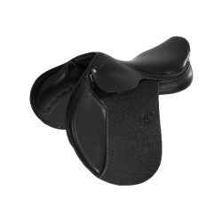 Selle obstacle Veneziano avec panneaux en laine Acavallo Noir Selle obstacle Veneziano avec panneaux en laine Acavallo Noir