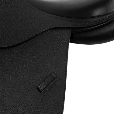 Selle obstacle en cuir martelé Supreme Evolution New Equestro Noir
