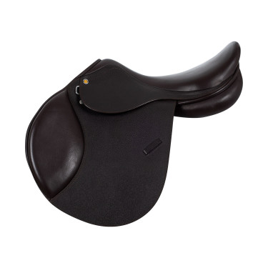 Selle obstacle en cuir martelé Supreme Evolution New Equestro Marron foncé