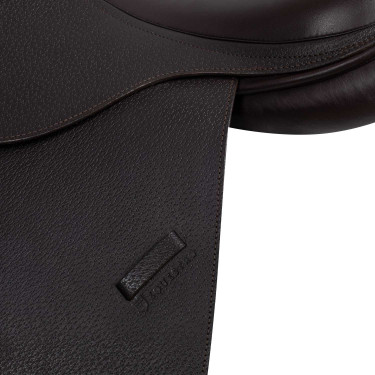 Selle obstacle en cuir martelé Supreme Evolution New Equestro Marron foncé