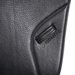 Selle obstacle en cuir double Meredith Equestro Noir