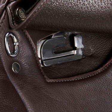 Selle obstacle en cuir double Meredith Equestro Selle obstacle en cuir double Meredith Equestro