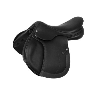 Selle de saut Roma avec arçon en bois et cuir double Acavallo Selle de saut Roma avec arçon en bois et cuir double Acavallo