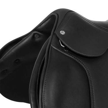 Selle de saut Roma avec arçon en bois et cuir double Acavallo Selle de saut Roma avec arçon en bois et cuir double Acavallo