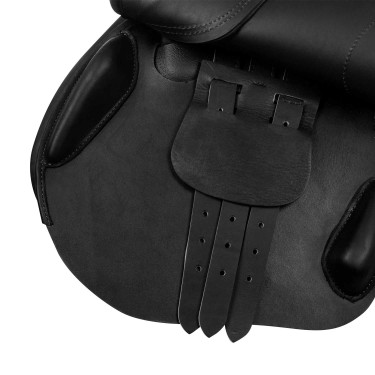 Selle de saut Roma avec arçon en bois et cuir double Acavallo Selle de saut Roma avec arçon en bois et cuir double Acavallo