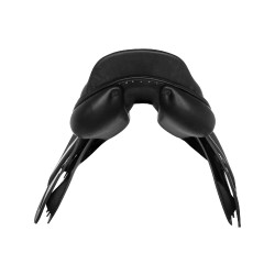 Selle de saut Roma avec arçon en bois et cuir double Acavallo Noir Selle de saut Roma avec arçon en bois et cuir double Acavallo Noir