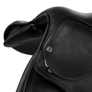 Selle de saut Roma avec arçon en bois et cuir double Acavallo Selle de saut Roma avec arçon en bois et cuir double Acavallo