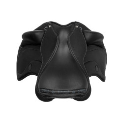 Selle de dressage Raffaello avec panneaux en laine Acavallo Noir Selle de dressage Raffaello avec panneaux en laine Acavallo Noir