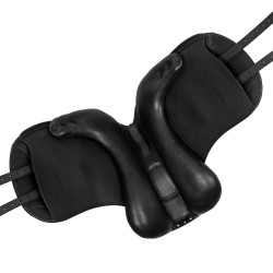 Selle de dressage Raffaello avec panneaux en laine Acavallo Noir Selle de dressage Raffaello avec panneaux en laine Acavallo Noir