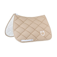 Tapis de selle CSO Equestro Sable / blanc Beige Tapis de selle CSO Equestro Sable / blanc Beige